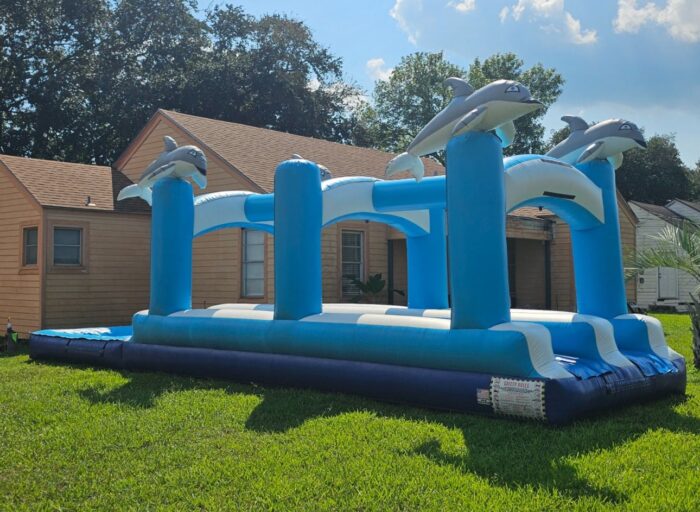 Dolphin Splash Dual Lane Slip ‘n Slide - Image 2