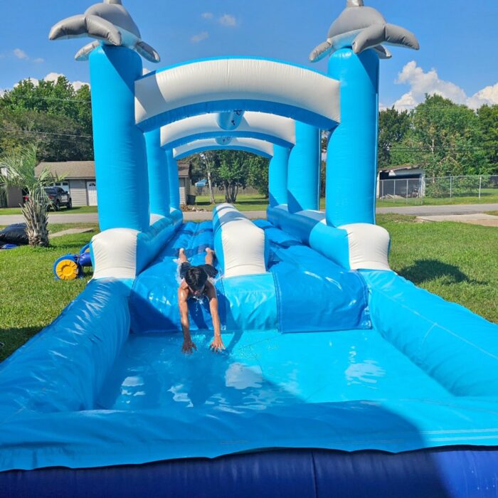 Dolphin Splash Dual Lane Slip ‘n Slide