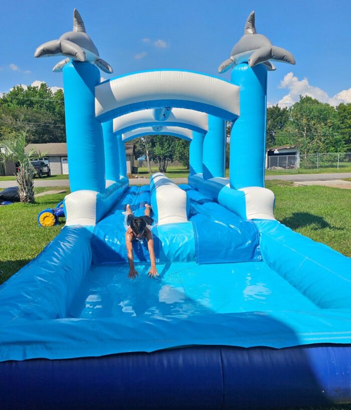 Dolphin Splash Dual Lane Slip ‘n Slide