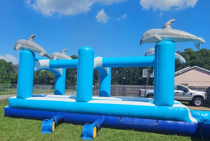 Dolphin Splash Dual Lane Slip ‘n Slide - Image 5