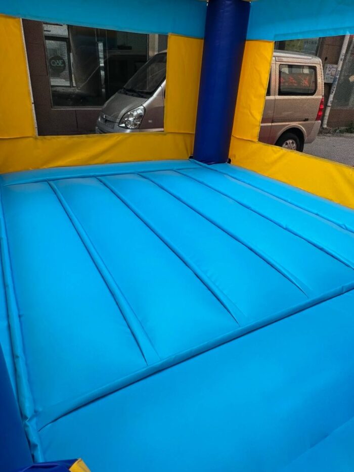 Royal Blue Crown Combo – Dual Lane Slide with Bounce House - Image 6