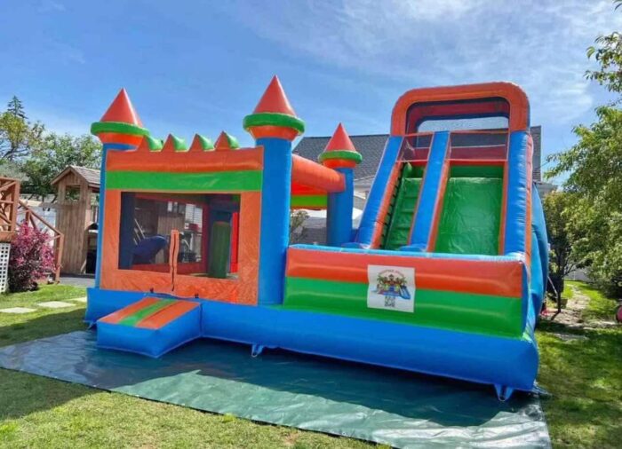 Mega Castle Climb & Slide Combo – Giant Bounce House Adventure