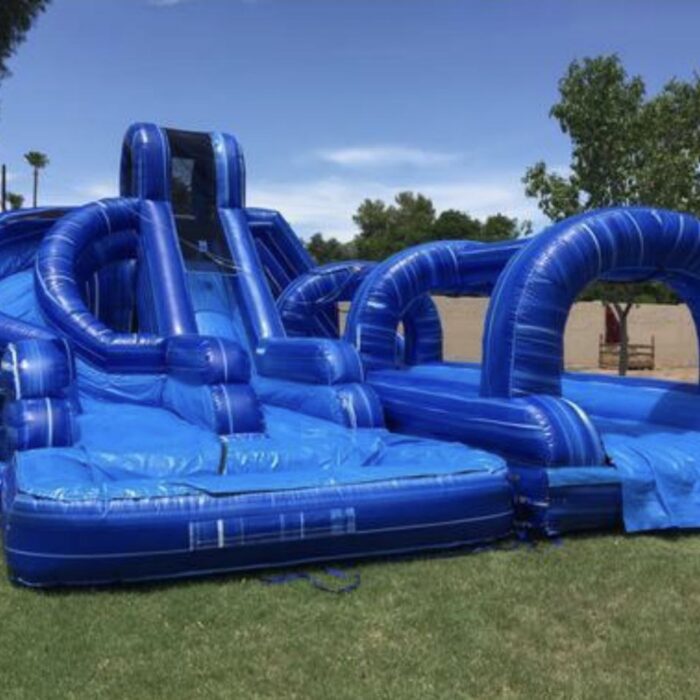 Blue Tsunami Dual Lane Waterslide