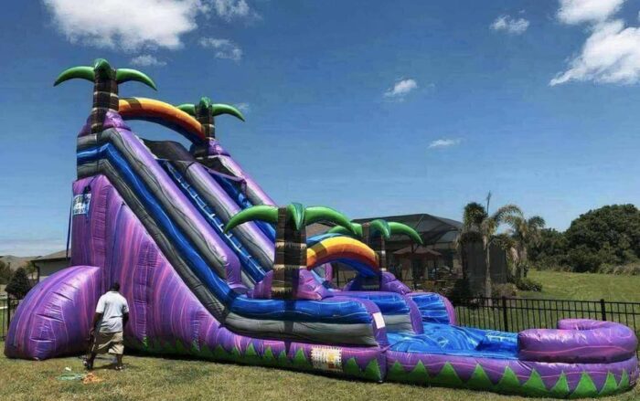 Purple Tropical Waterslide
