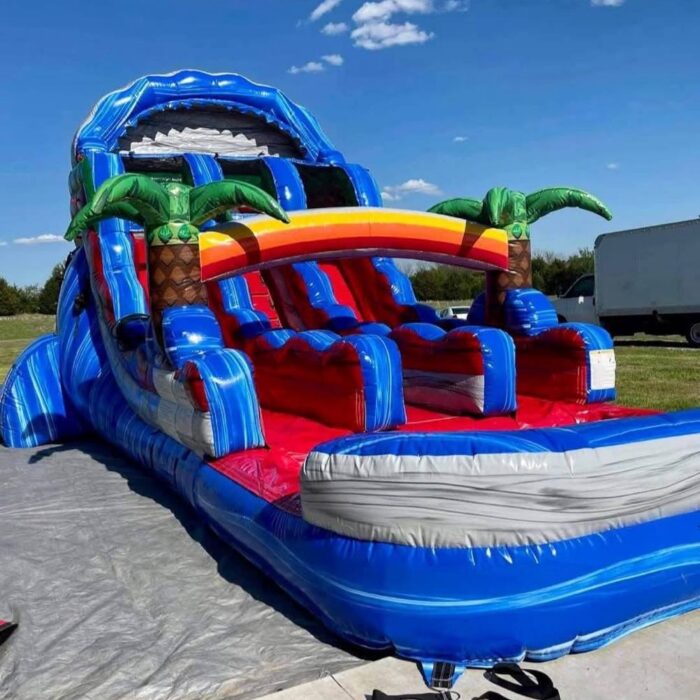 Rainbow Tsunami Dual Lane Water Slide
