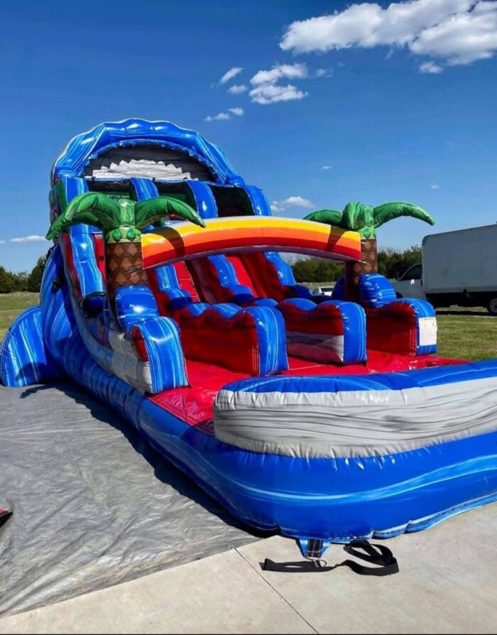 Rainbow Tsunami Dual Lane Water Slide